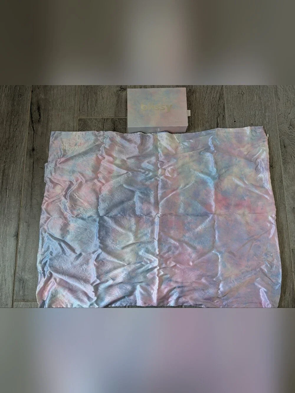 Blissy Silk Pillowcase Set - Tie-Dye & Plum